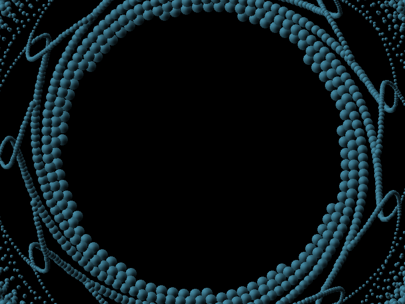 1999 Screensavers by Richard Del Connor on his blue iMac